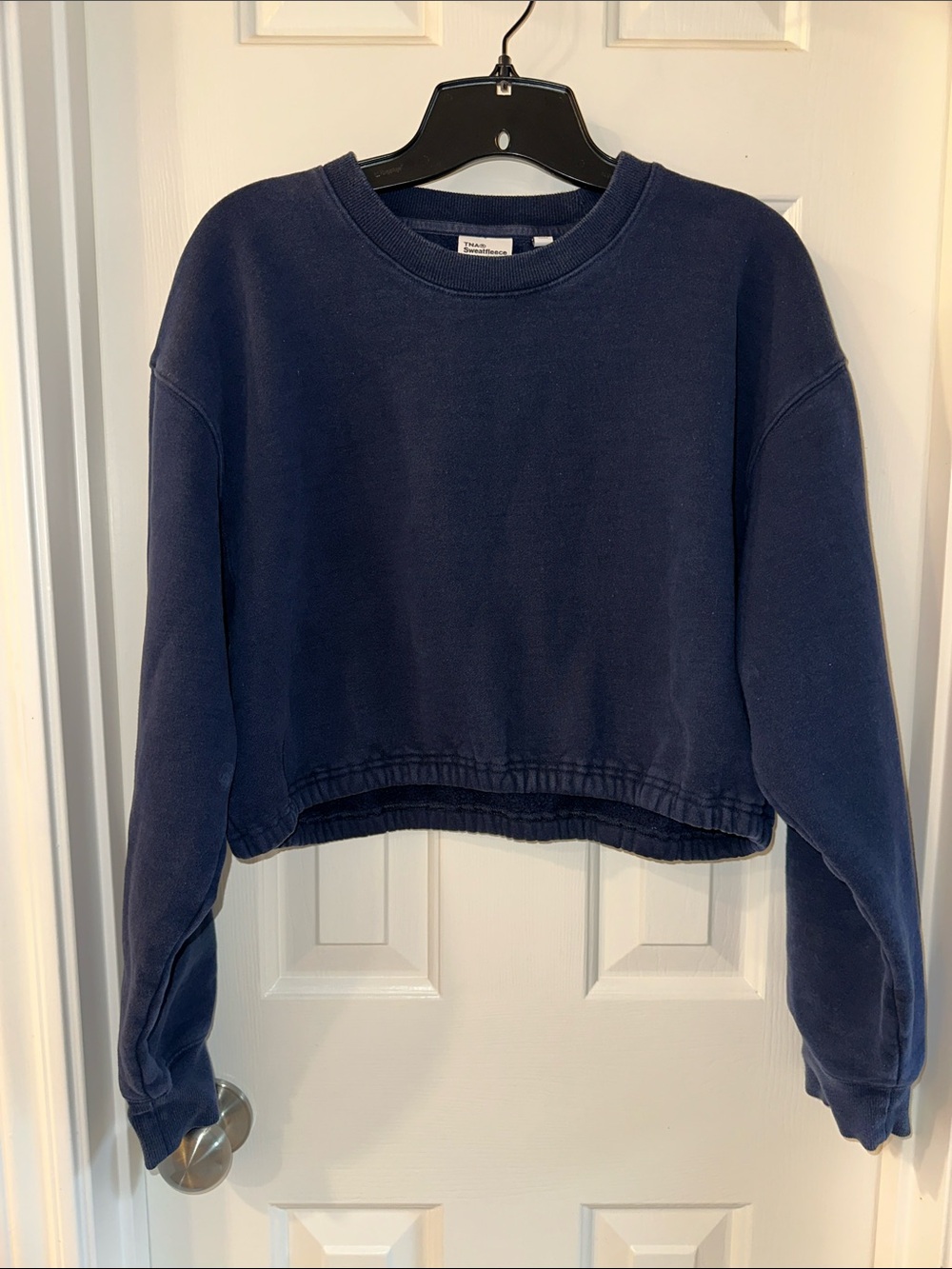TNA cozy fit cropped sweatshirt